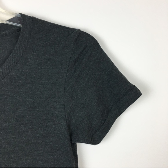 American Apparel Dark Gray Crew Neck Tee Shirt Top Short Sleeve Small NWOT - Picture 5 of 6
